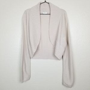 MaxMara Wool & Cashmere Cardigan Sweater Cream M